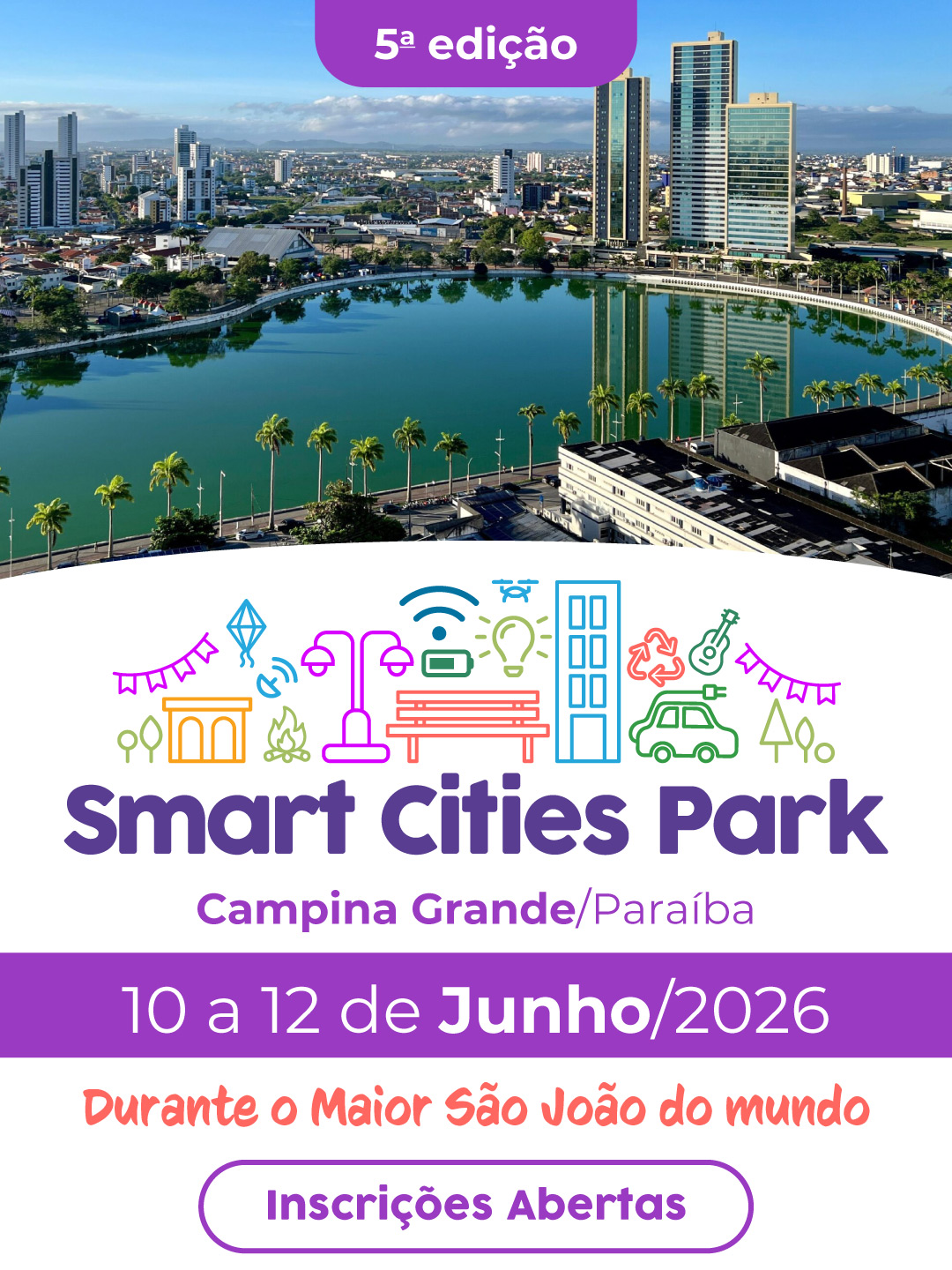 Logo Smart Cities Park Campina Grande - 5ª Edição