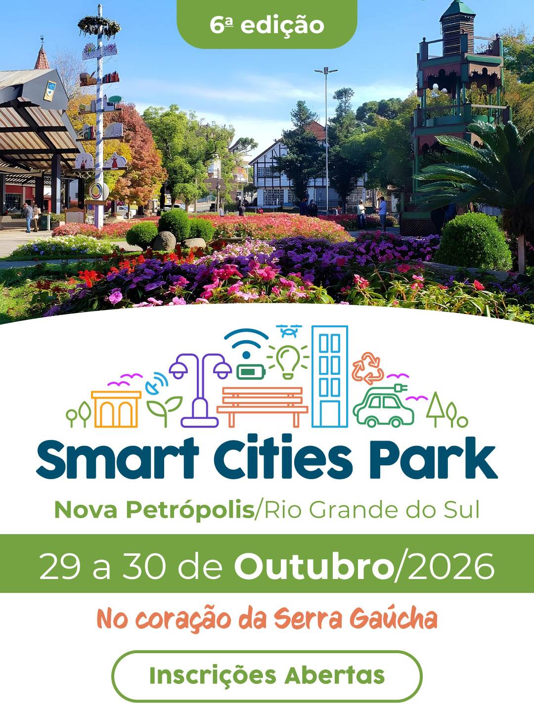 Logo Smart Cities Park Nova Petrópolis - 6ª Edição
