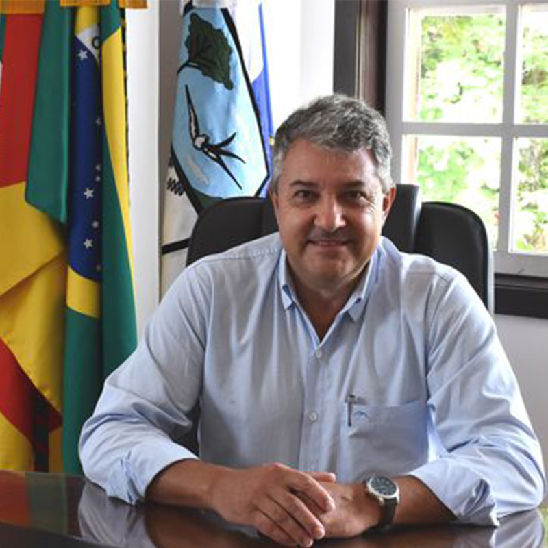 Palestrante Jorge Darlei Wolf - Prefeito de Nova Petrópolis e Presidente da Amserra